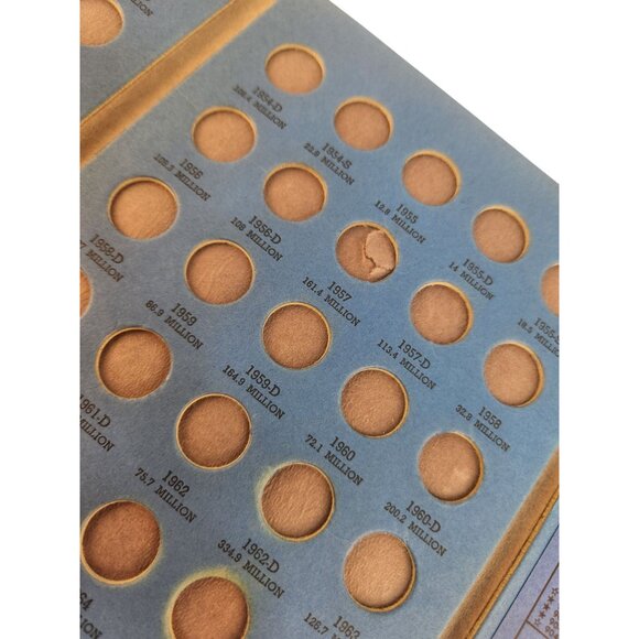 Whitman Coin Album Set Roosevelt Dime Jefferson Nickel & Lincoln Cent Collection - Picture 7 of 12